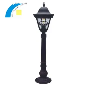 Hot Sale European Style Antique Cheap Lantern Holder High Pole Light Garden Post Lamp