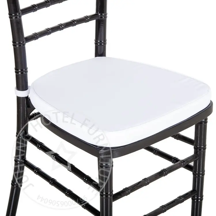 foshan hot sale 3-5 mm thickness fabric chiavari chair cushion for event