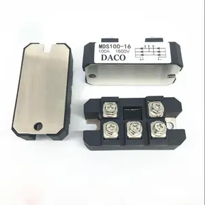 Baru MDS100-16 100A 1600V Tiga Tahap Penyearah Jembatan Modul MDS100A MDS100-16