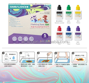 ชุดสีน้ำลายลูกลอยสไตล์ตุรกีสำหรับเอฟเฟกต์ลายหินอ่อนสำหรับการแสดงศิลปะบนรองเท้าผ้าใบผ้าใบกระดาษไม้ - Product Image 2