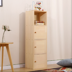 Phòng khách Lưu Trữ Gỗ Tủ Trẻ Em Thông Kệ Sách với ngăn kéo - Product Image 4