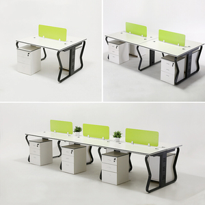 Máy Trạm Văn Phòng Hiện Đại Với Vách Ngăn Gỗ, Máy Trạm <span class=keywords><strong>Modular</strong></span> - Product Image 3