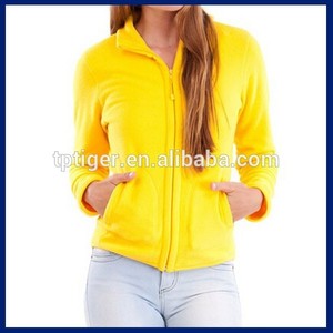 el último 2015 estilo amarillo cálido de <span class=keywords><strong>la</strong></span> mujer de <span class=keywords><strong>manga</strong></span> larga chaqueta de paño grueso y suave - Product Image 1