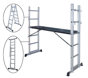 Trung Quốc thang nhà máy nóng bán Non-Slip ribbing kết hợp thang loại đa năng giàn giáo thang - Product Image 4