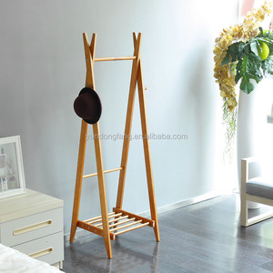 Séchoir à <span class=keywords><strong>linge</strong></span> en bois, support de séchage pour vêtements, pour chambre à coucher - Product Image 2