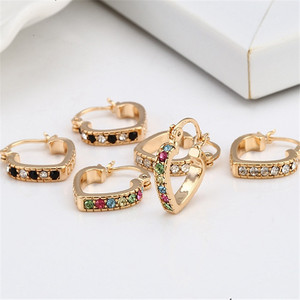 27570 Promotional <strong>Top</strong> Quality 18k Gold Color <strong>Earrings</strong> Designs - Product Image 2