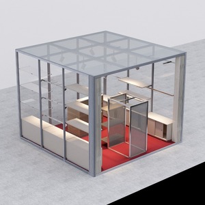 Designable En Plein Air Rue Bois Alimentaire Kiosque - Product Image 3