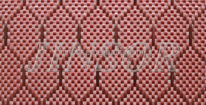 Tejido hexagonal de fibra de carbono rojo - Product Image 6