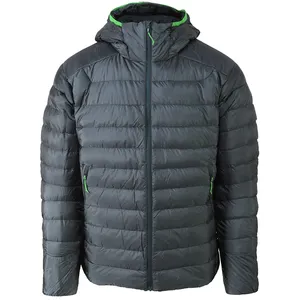 Hochwertige kosten günstige bemerkens werte Smooth Fashion Outdoor-Kapuze Männer Enten Daunen jacke Winter