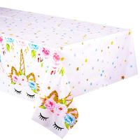Nappe en Plastique Jetable, Décorations de Fête d'Anniversaire