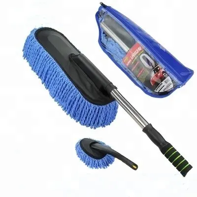 Telescopic long handle duster car cleaning brush cleaning tool dust mop material