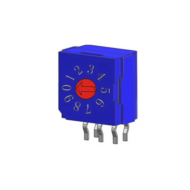 BCD Rotary Encoder Switch 3+2 Pins Rotary Switch 4 Position