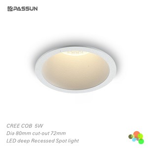 <span class=keywords><strong>Spot</strong></span> LED encastré anti-éblouissement en aluminium anodisé or moderne - Product Image 3