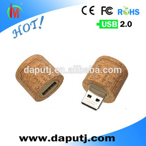 caliente <span class=keywords><strong>la</strong></span> venta de vino de madera de corcho de <span class=keywords><strong>la</strong></span> botella usb flash - Product Image 1