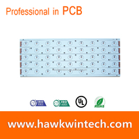 Fabricante de placas de circuito impreso para proyectos PCBA, para inteligencia robótica, Poe-PCBA, placa de circuito impreso redonda de aluminio Pcb2