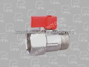 827-62 brass right angle ball valve (THREAD ENDS STANDARD PORT MINI BALL VALVE)