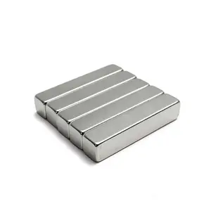 N45 n52 60x10x3mm neodymium magneten bar met dubbelzijdig adhesive