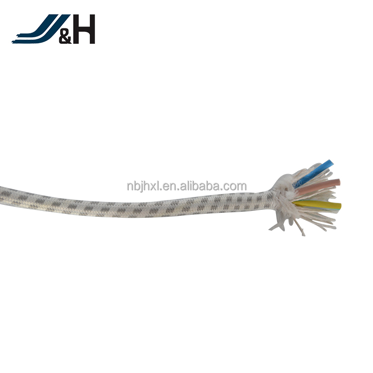 VDE RoHS Approuvé H03RT-H Coloré Textile Tressé Câble