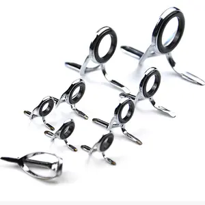7pcs Fishing Rod Eye Ceramic Ring Lure Rod Guides Line Repair Tip Tops  Rings : : Sports, Fitness & Outdoors
