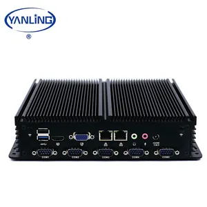 Cheap産業用pc価格IBOX-102ファンレス12Vデュアルlanミニコンピュータ