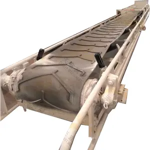 Çin profesyonel basit tasarım ağır dökme malzeme tripper bant konveyör