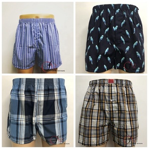 कस्टम पुराने फैशन उच्च कमर बॉक्सर बटन मक्खी बॉक्सर पुरुषों के आराम से अंडरवियर अवकाश पुराने आदमी के कपड़े पहनते हैं - Product Image 5