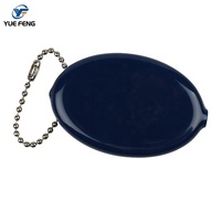 Porte-monnaie en silicone PVC lisse écologique et tendance, personnalisé, en caoutchouc