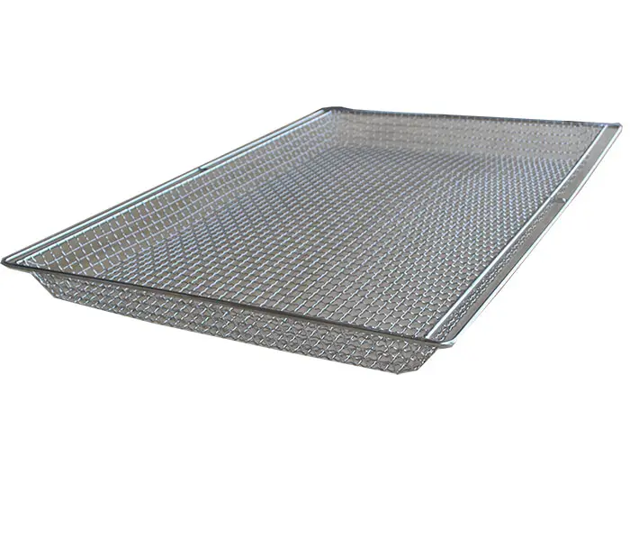 Food Stainless Steel Wire Mesh Cooking Drying Bread Cooling Baking Tray for bakery oven