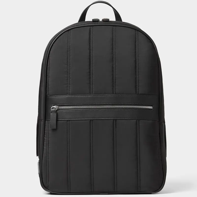 Oem مخصص شعار الأسود للماء محمول على ظهره حقيبة سفر حقائب مدرسية للرجال