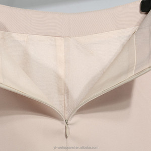 สำนักงานเลดี้สวมใส่กางเกงขาสั้นด้านหน้าแผงโรงเรียนสาวใหญ่หญิง Faux Wrap <span class=keywords><strong>Skort</strong></span> - Product Image 5