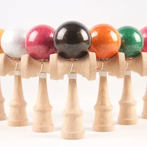 Sticky Painted Wooden Toy Kendama With Various Colors Tama