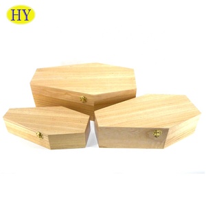 अधूरा हेलोवीन दलों सजावट पालतू Burials छोटे लकड़ी के ताबूत बॉक्स - Product Image 4