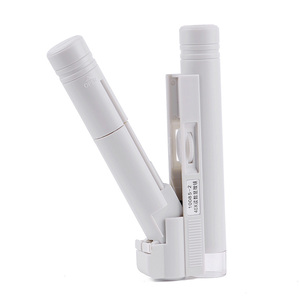 Microscope de poche réglable, 10x 40X 80X <span class=keywords><strong>100X</strong></span> 150X, outil éclairé par mètre, mini microscope numérique à main