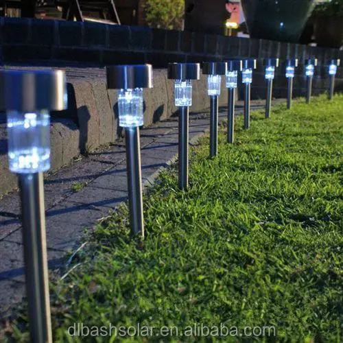 2016 YENI stiller paslanmaz çelik ucuz LED güneş bahçe lambası