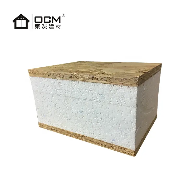 Prefabricated House Roof Sandwich Panel Price OSB Environmental Protection Green SIP Panel