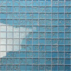 produttore di porcellana blu bagno disegni delle mattonelle mattonelle di mosaico di vetro