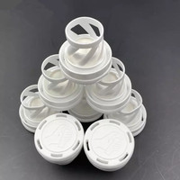 Couvre-tablettes effervescentes en plastique, bouchon à ressort, couvercle tubulaire à ressort avec déshydratant