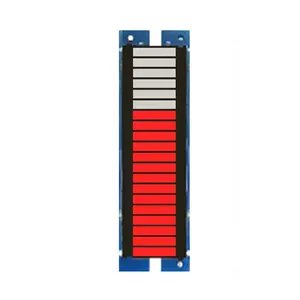 Taidacent Grafik Batang LED Voltmeter Mengukur Berbagai Energi Sinyal Analog Aktif LED Meter Tampilan Kolom 20 Segmen Grafik Batang LED