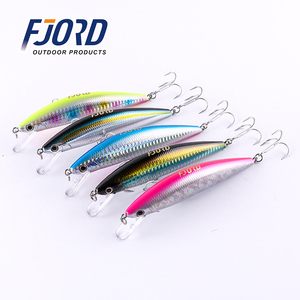 FJORD 120mm Minnow Lure anzuelo triple lentejuelas de Metal aparejos de pesca para carpa y <span class=keywords><strong>besugo</strong></span> en Río y Lago señuelo de cuchara de pesca dura - Product Image 1