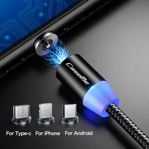 Cable Micro USB de carga rápida para iPhone 2.1A, Cable de carga rápida 3 en 1