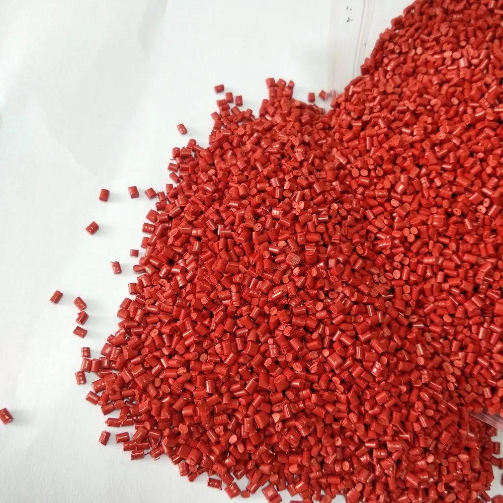 Ps/Gpps/Hips/Pet/Pc Raw Material Plastic Particles Red Masterbatch