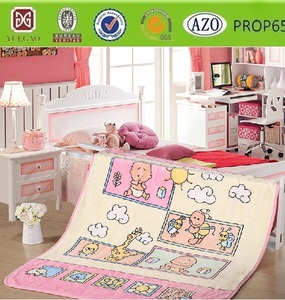 Manta/sabana/alfombra <span class=keywords><strong>coralina</strong></span> de bebé con diseño dibujos - Product Image 1
