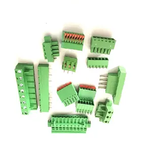 Tornillo 300V 10A 10 pines Terminal para PCB de conector de bloque de 5,08mm 2,54, 3,50, 3,81, 5,08, 7,50, 7,62mm