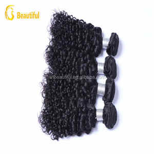 Precio al por mayor <span class=keywords><strong>PayPal</strong></span> armadura virginal India del pelo, onda rizada envío dentro 24 horas - Product Image 4