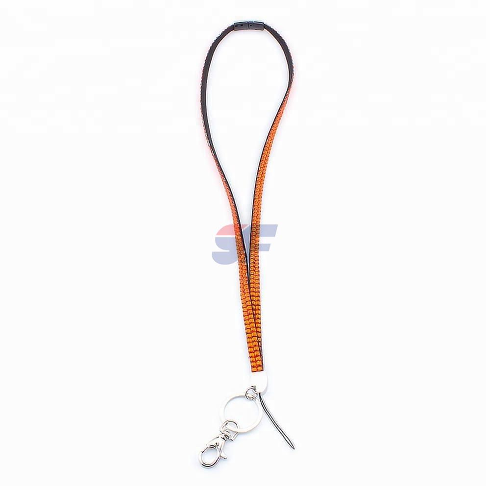 Custom Handmade Silicone Beaded Pencil Lanyard Teacher Apple Lanyard ID Badge Holder Image 2