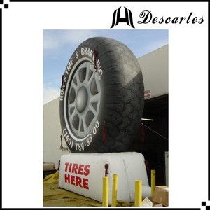 20ft tall <span class=keywords><strong>giant</strong></span> opblaasbare band/tyre base voor band winkel - Product Image 3