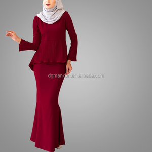 Moderne Nouveau Design <span class=keywords><strong>Baju</strong></span> <span class=keywords><strong>Kurung</strong></span> Kebaya Simple Fantaisie Exquis Mode <span class=keywords><strong>Baju</strong></span> <span class=keywords><strong>Kurung</strong></span> - Product Image 2