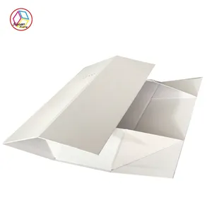 Benutzer definierte Weihnachts hochzeit Luxus strukturierte Papier magnetische Geschenk box für Geschenk verpackung
