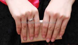 Platinum Wedding <strong>Ring</strong> Sets,<strong>matching</strong> <strong>Couples</strong> <strong>Rings</strong> for Engagement - Product Image 3