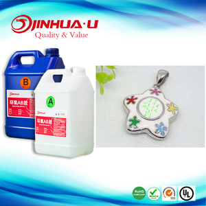 Résine transparente en époxy, résistante à la chaleur, pour pendentif de fleur - Product Image 2